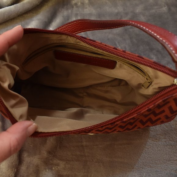 Vintage Red Wilsons Leather Handbag - Picture 4 of 16